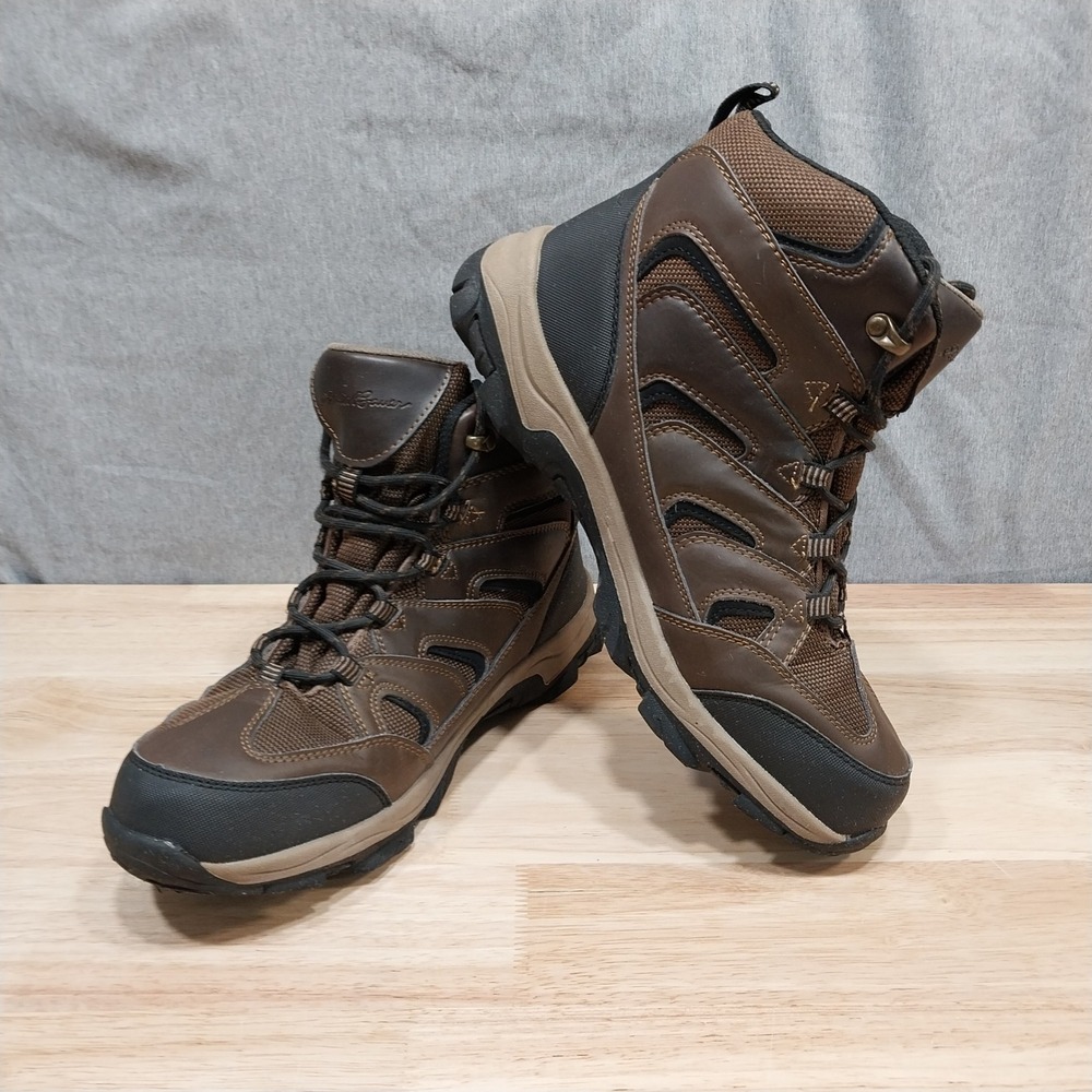 Eddie‎ Bauer Mens Fairmont Waterproof Hiking Boots 10.5M Brown